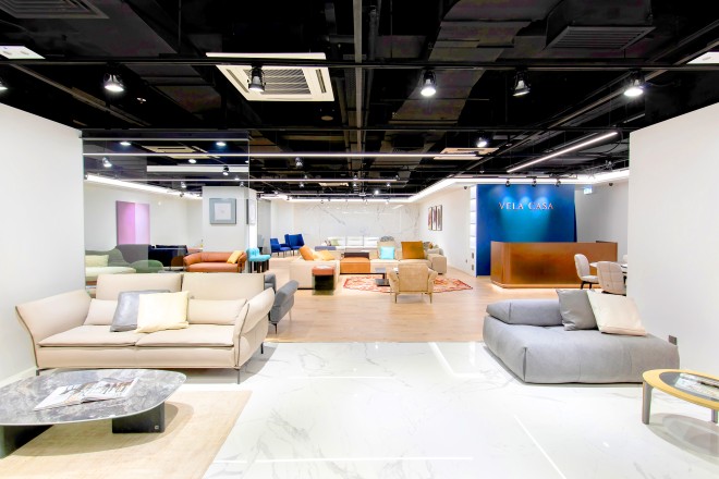 The VELA CASA’s shop was designed to encourage shoppers to explore the European-made furniture’s unique designs, innovations and creativity and let the pieces tell their stories.